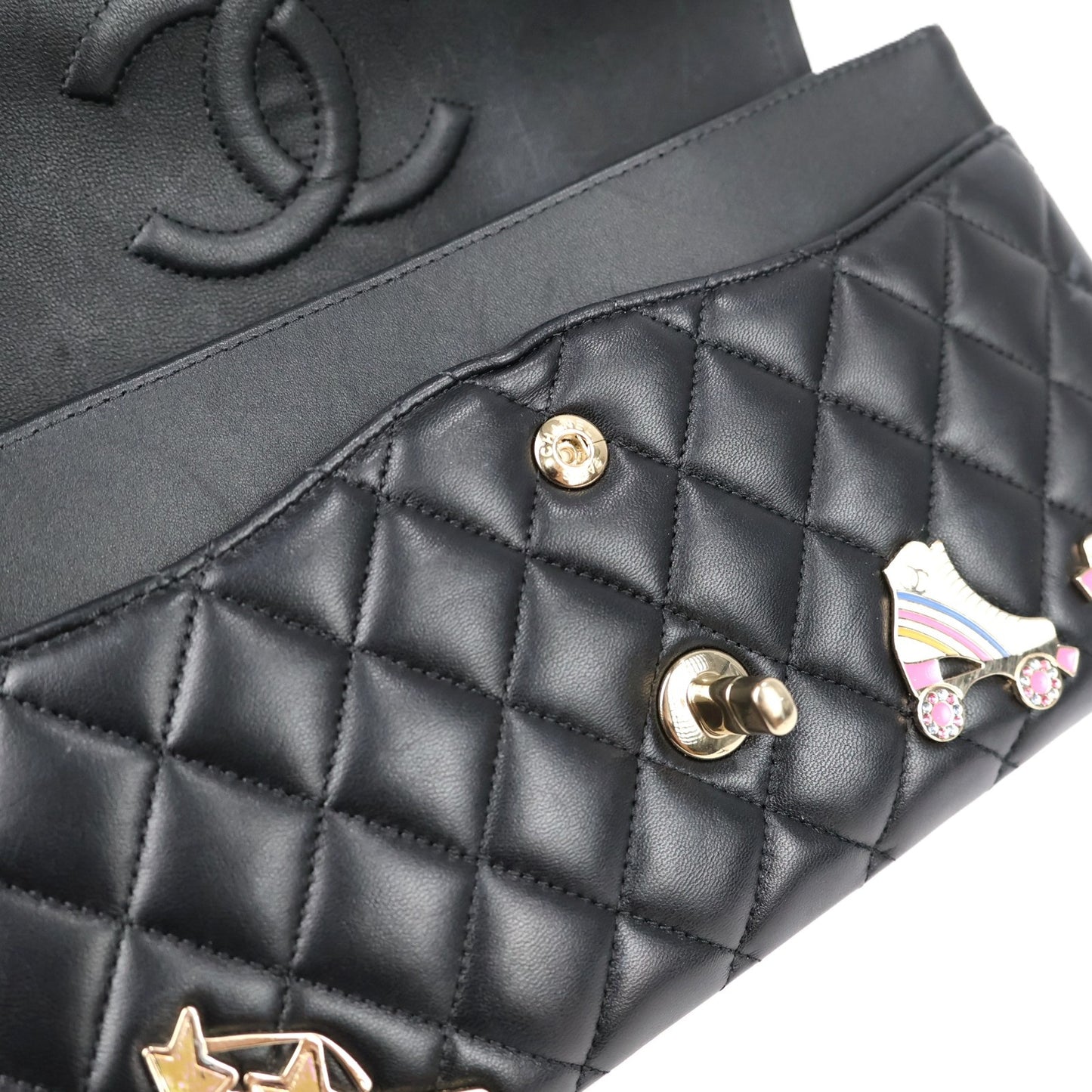 CHANEL 1112 CLASSIC FLAP MEDIUM SHOULDER BAG