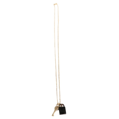 HERMES 057027FD AMULETTE PADLOCK PM NECKLACE