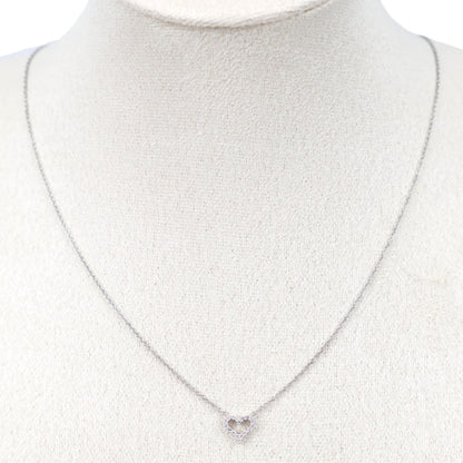 TIFFANY & Co. Diamond Heart Extra Mini Necklace