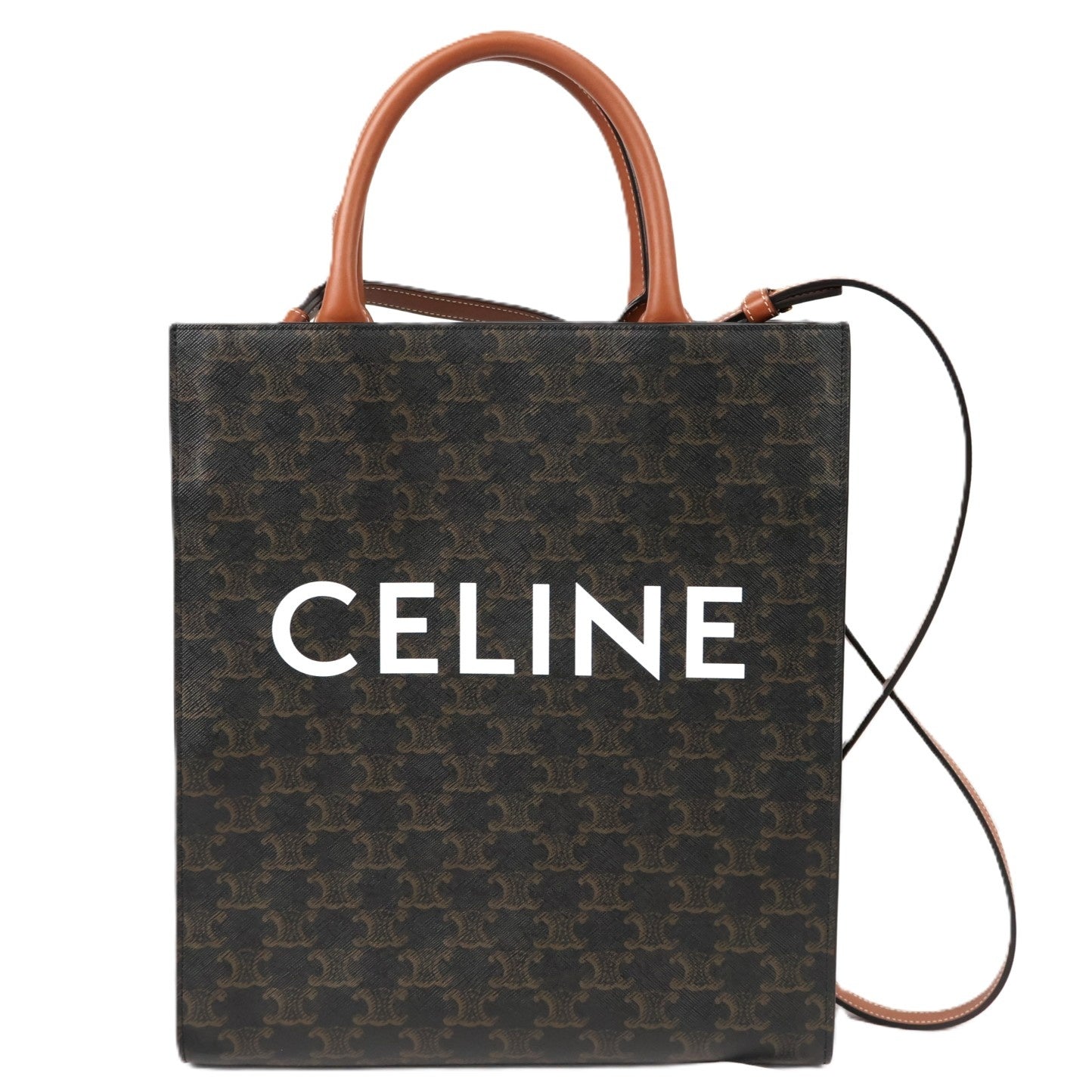 CELINE 191542BZK VERTICAL CABAS SMALL TOTE BAG