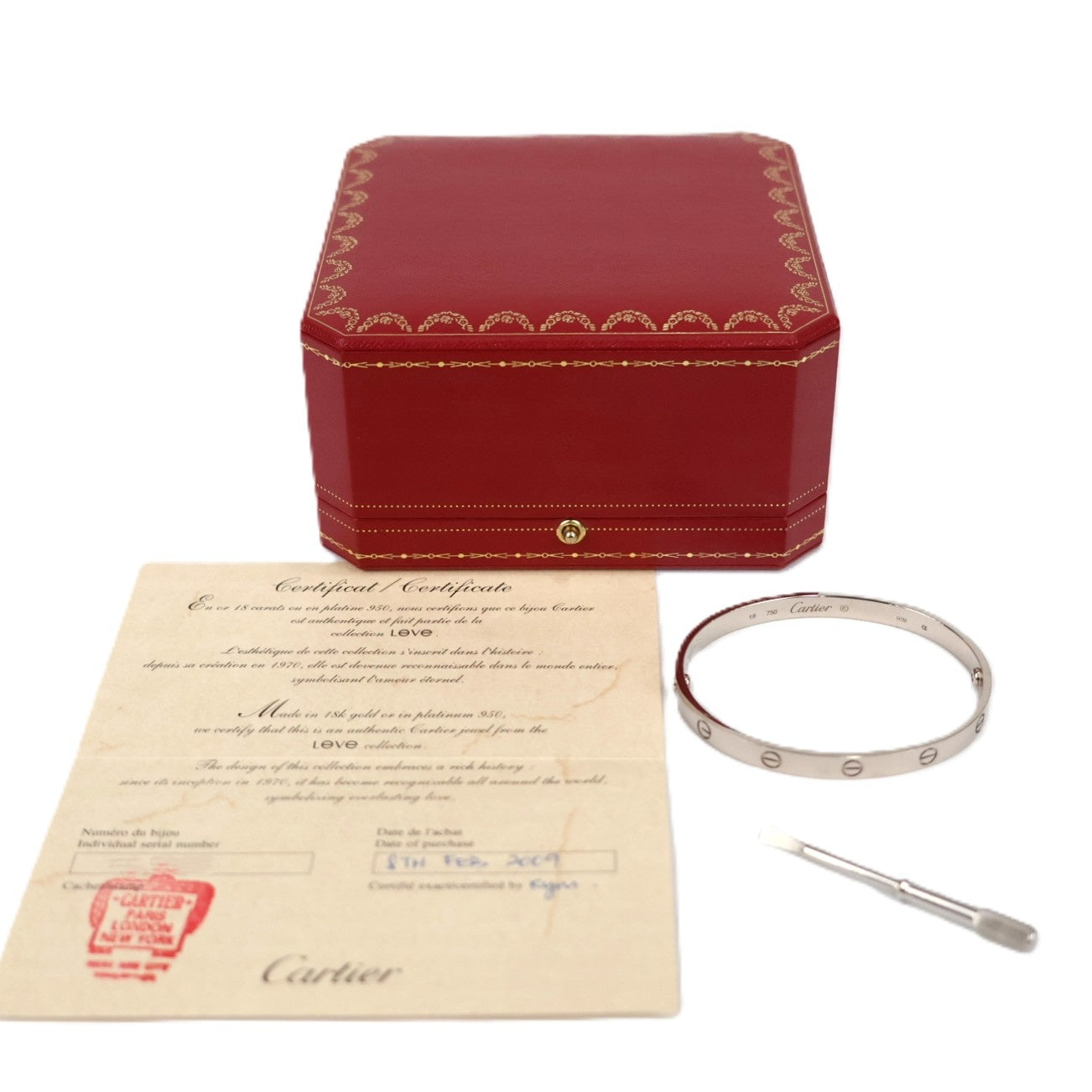 Cartier Love Classic Model #19 Bracelet