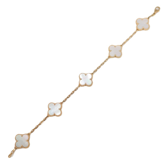Van Cleef & Arpels VCARA41800 Vintage Alhambra 5-Motifs Bracelet