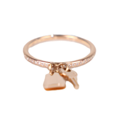 HERMES H220651B Kelly Clochette Small Model #54 Ring