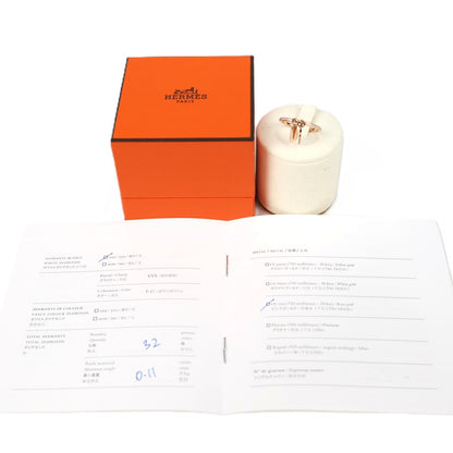 HERMES H220651B Kelly Clochette Small Model #54 Ring