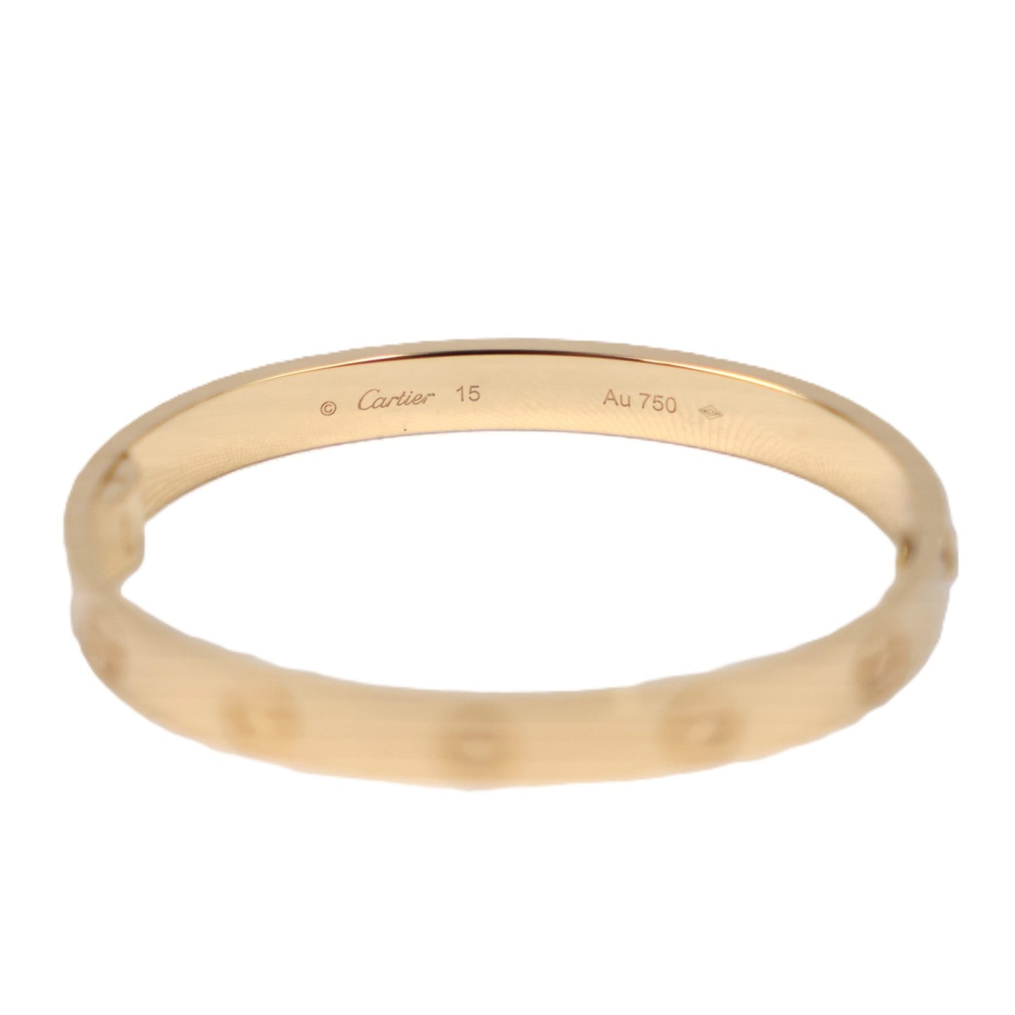 Cartier B6081815 Love Single-Screw Closure Classic Model #15 Bracelet