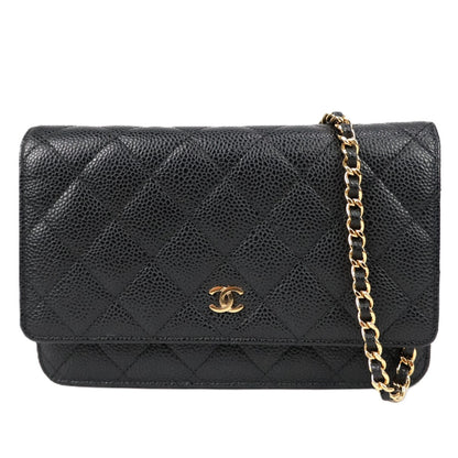 CHANEL 33814 CLASSIC FLAP WALLET ON CHAIN