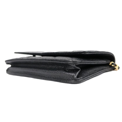 CHANEL 33814 CLASSIC FLAP WALLET ON CHAIN