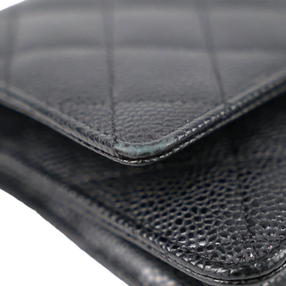 CHANEL 33814 CLASSIC FLAP WALLET ON CHAIN