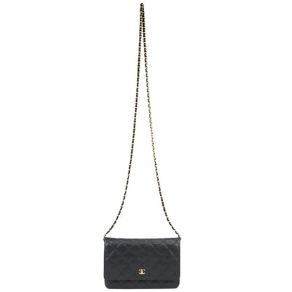 CHANEL 33814 CLASSIC FLAP WALLET ON CHAIN