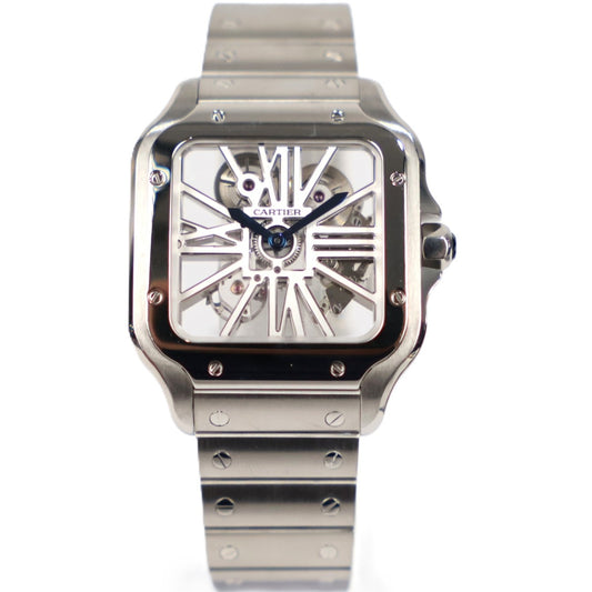 Cartier WHSA0007 Santos de Cartier Skeleton