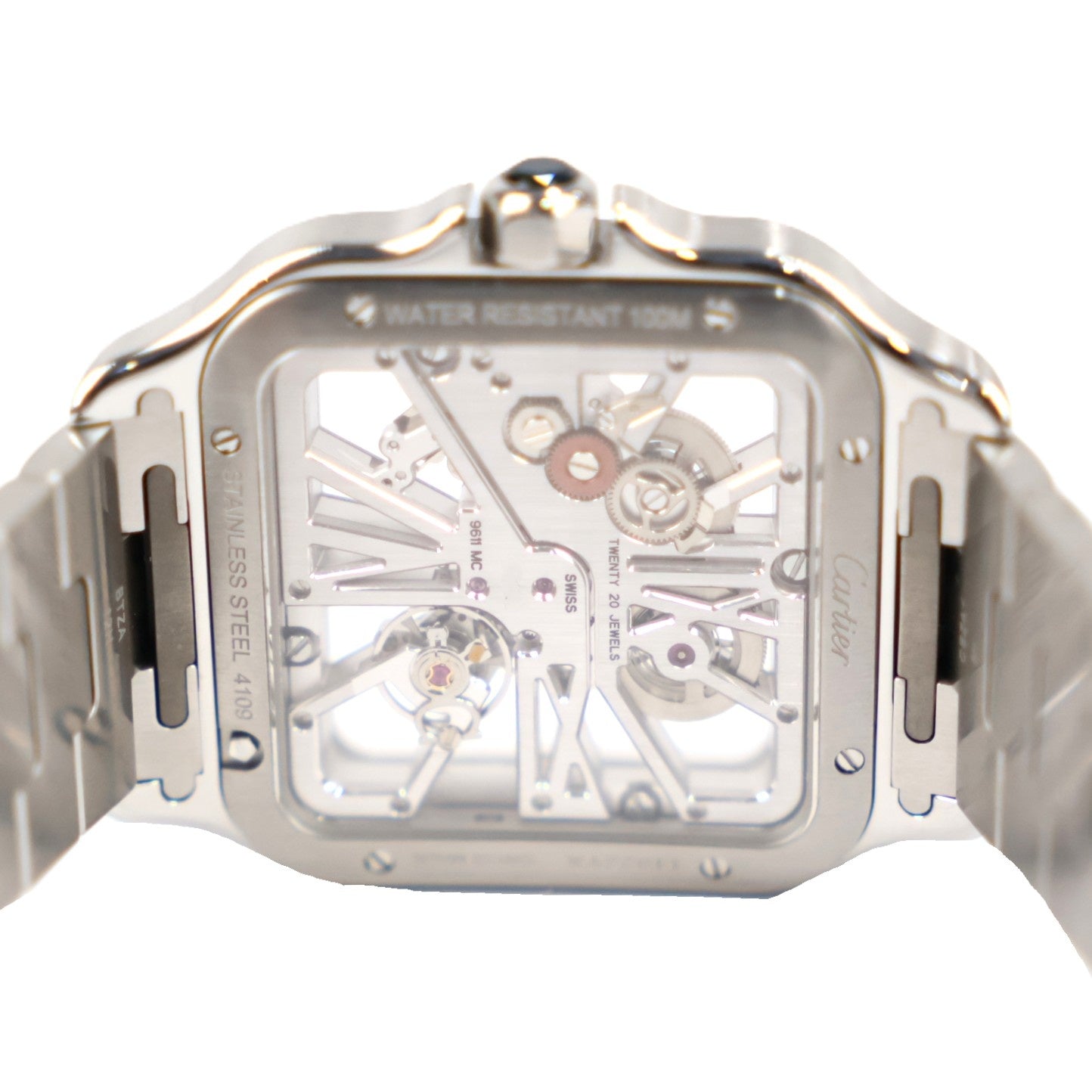 Cartier WHSA0007 Santos de Cartier Skeleton
