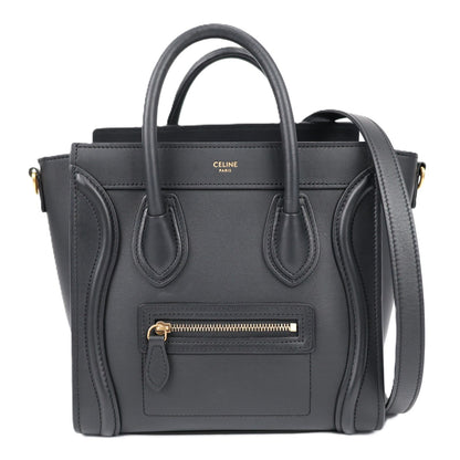 CELINE 189243HSC LUGGAGE SHOPPER NANO HANDBAG