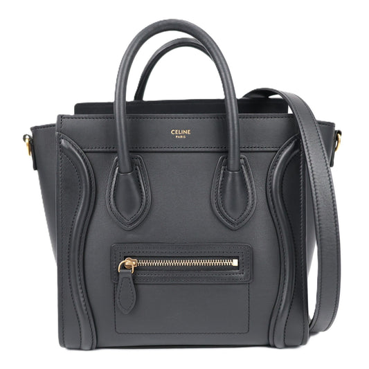 CELINE 189243HSC LUGGAGE SHOPPER NANO HANDBAG