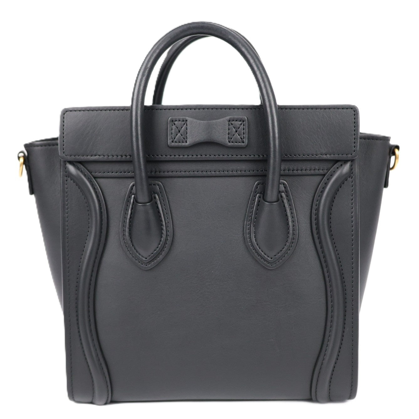 CELINE 189243HSC LUGGAGE SHOPPER NANO HANDBAG