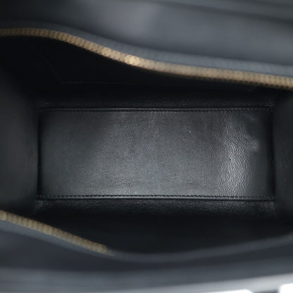 CELINE 189243HSC LUGGAGE SHOPPER NANO HANDBAG