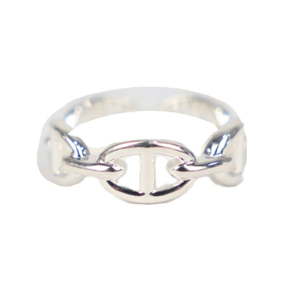 HERMES H109507B Chaine d'Ancre Enchainee Small Model #58 Ring