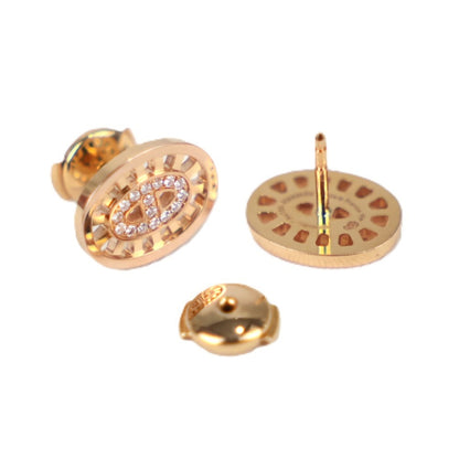 HERMES H222521B Chaine d'Ancre Divine Small Model Earrings