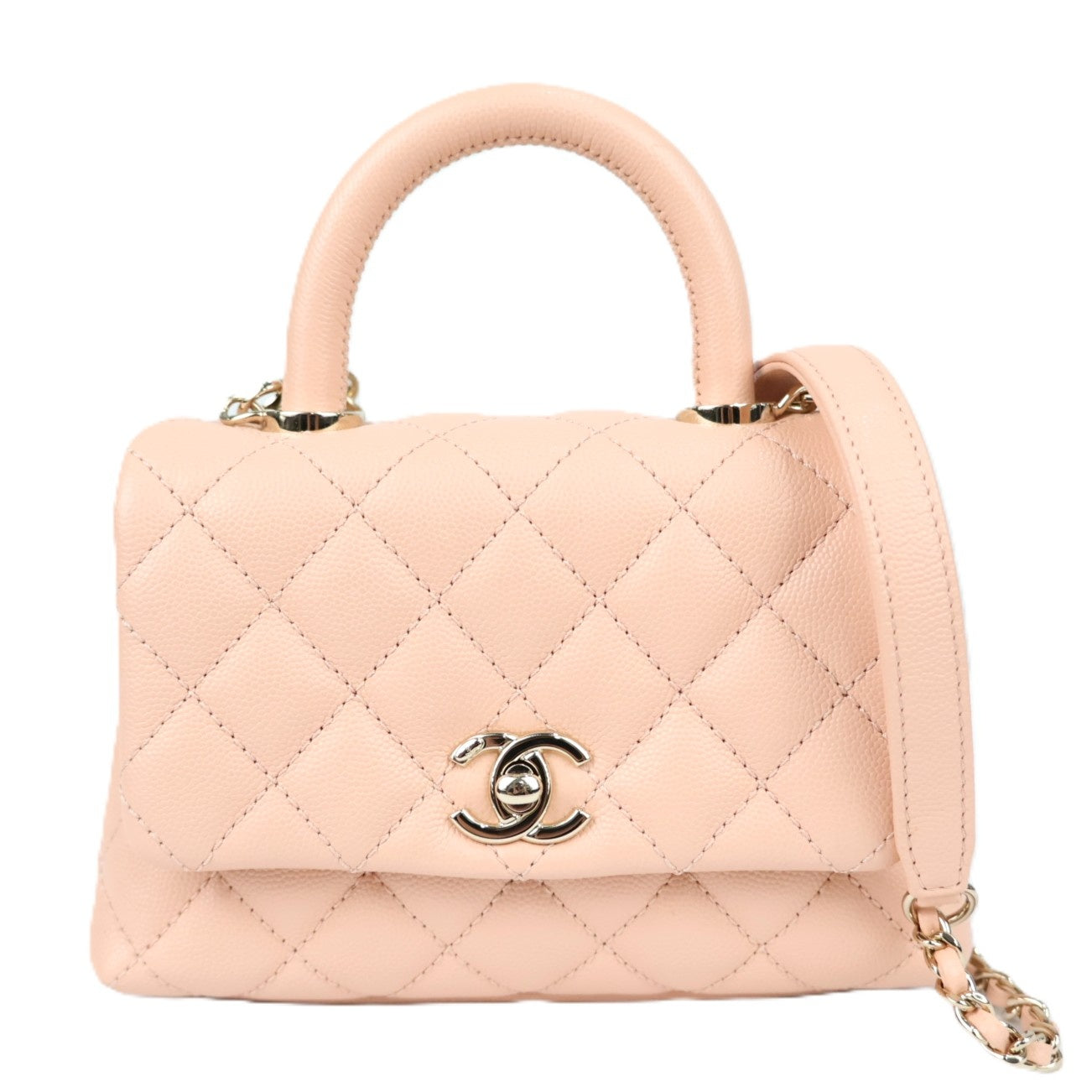 CHANEL AS2215 COCO HANDLE MINI HANDBAG