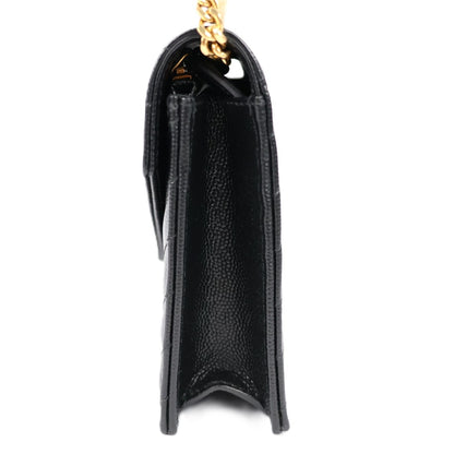SAINT LAURENT 742920 BOW01 ENVELOPE WALLET ON CHAIN
