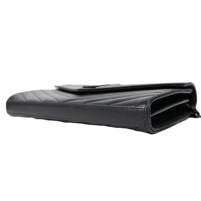 SAINT LAURENT 377828 BOW08 CASSANDRE WALLET ON CHAIN