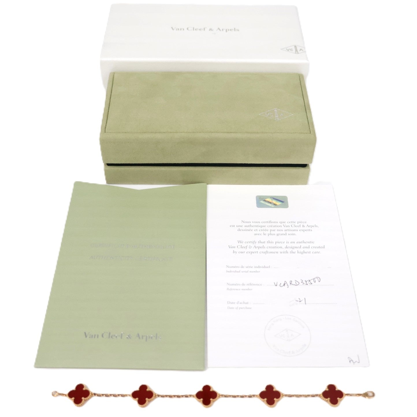 Van Cleef & Arpels VCARD35500 Vintage Alhambra 5-Motifs Bracelet