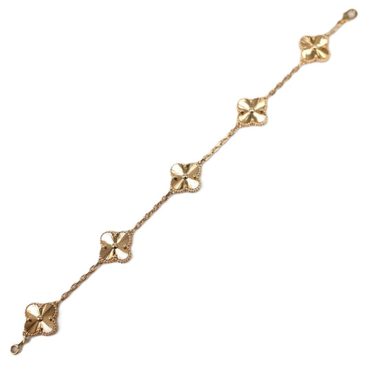 Van Cleef & Arpels VCARP3JK00 Vintage Alhambra 5-Motifs Bracelet
