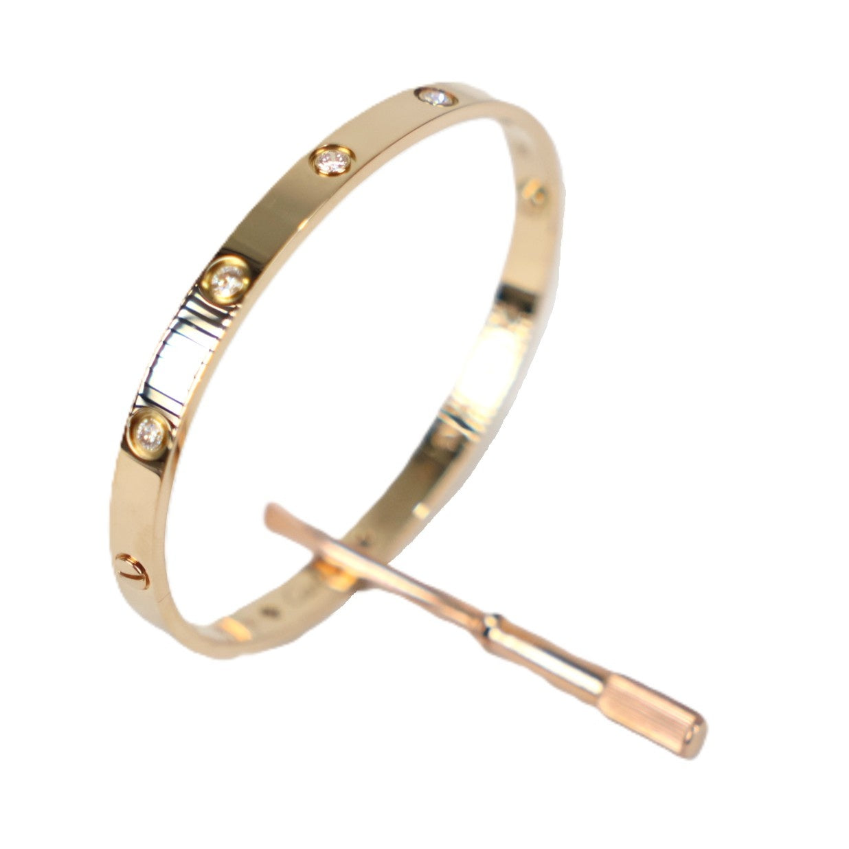 Cartier Love Bracelet Classic Model 10-Daiamonds #19 Bracelet
