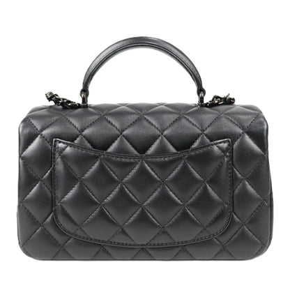CHANEL AS2431 TOP HANDLE FLAP HANDBAG