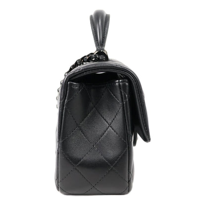 CHANEL AS2431 TOP HANDLE FLAP HANDBAG