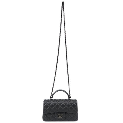 CHANEL AS2431 TOP HANDLE FLAP HANDBAG