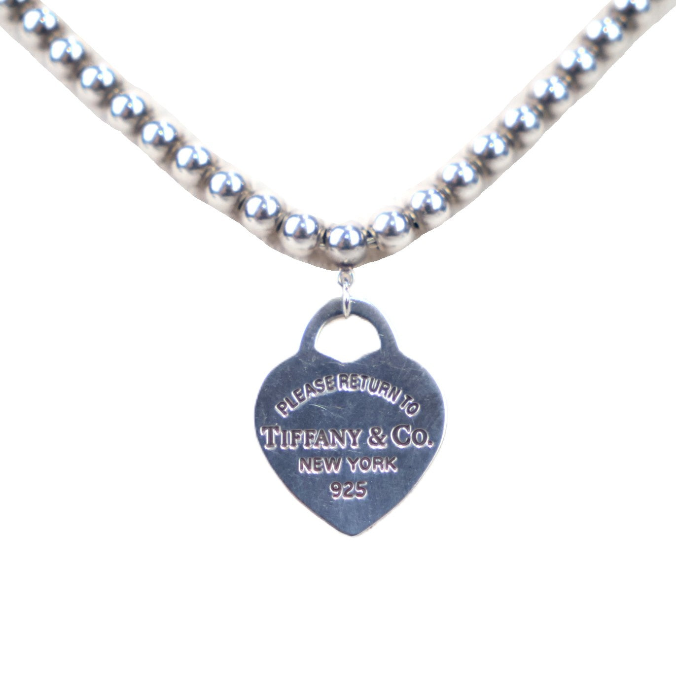 TIFFANY & Co. 60130905 Return to Tiffany Heart Tag Bead Necklace