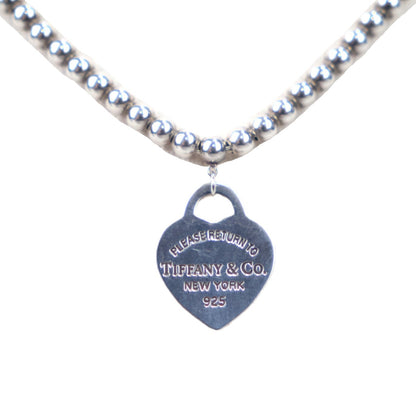 TIFFANY & Co. 60130905 Return to Tiffany Heart Tag Bead Necklace