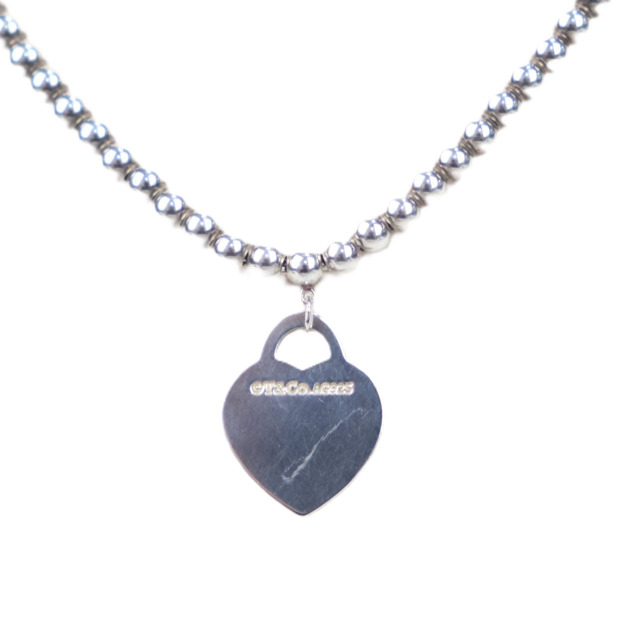TIFFANY & Co. 60130905 Return to Tiffany Heart Tag Bead Necklace