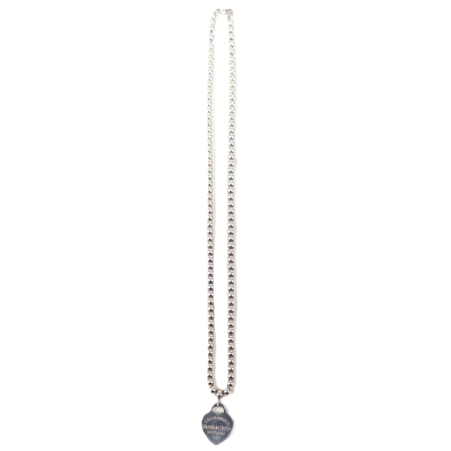 TIFFANY & Co. 60130905 Return to Tiffany Heart Tag Bead Necklace