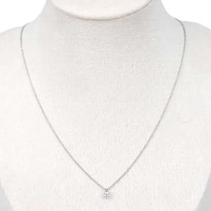 TIFFANY & Co. Solitaire 0.21ct-F-VVS2-3EX Necklace