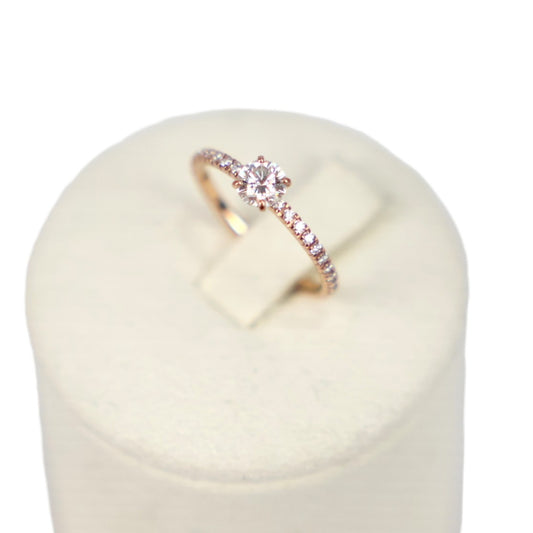 Cartier N4803947 Etincelle Solitaire 0.32ct-F-VVS2-3EX #47 Ring
