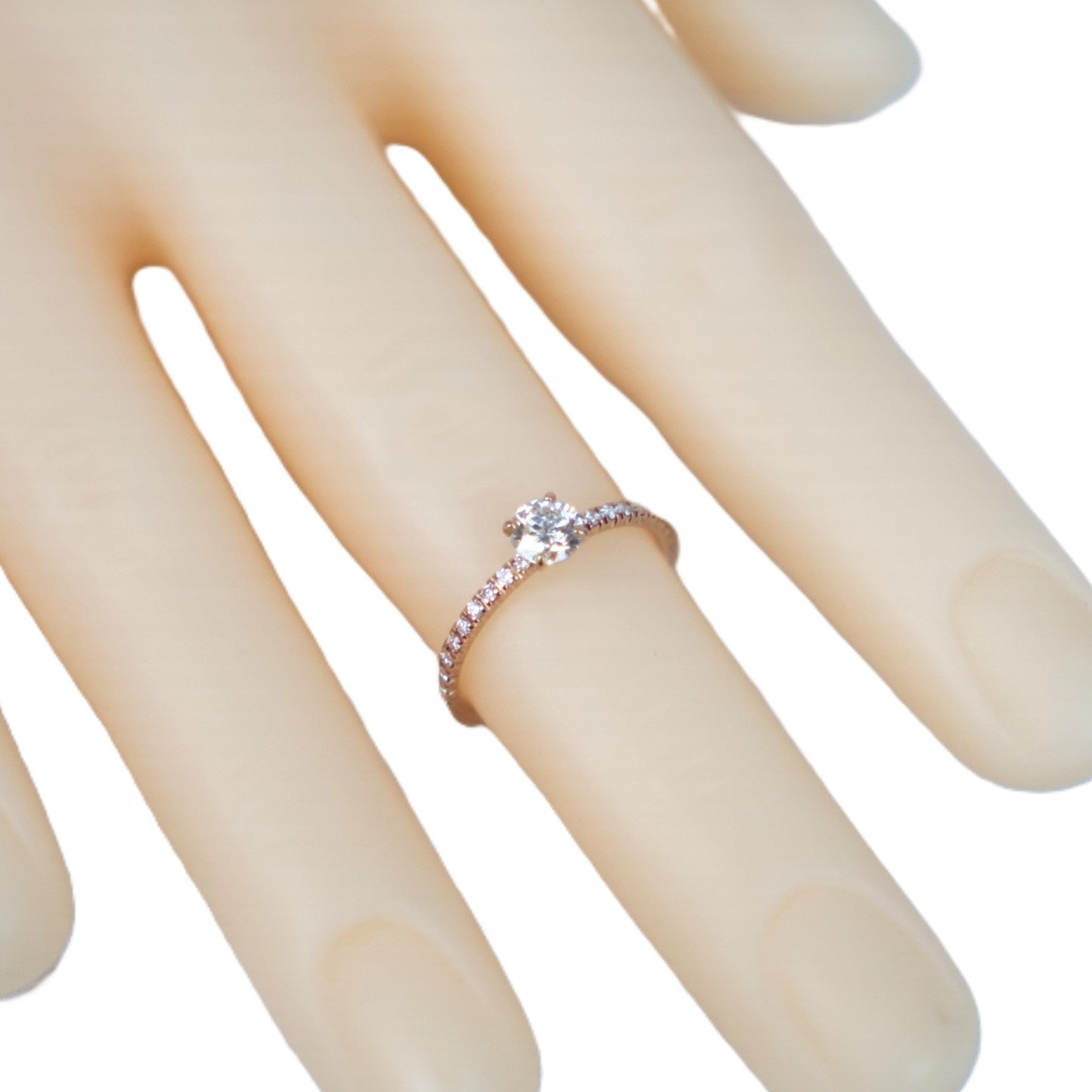 Cartier N4803947 Etincelle Solitaire 0.32ct-F-VVS2-3EX #47 Ring