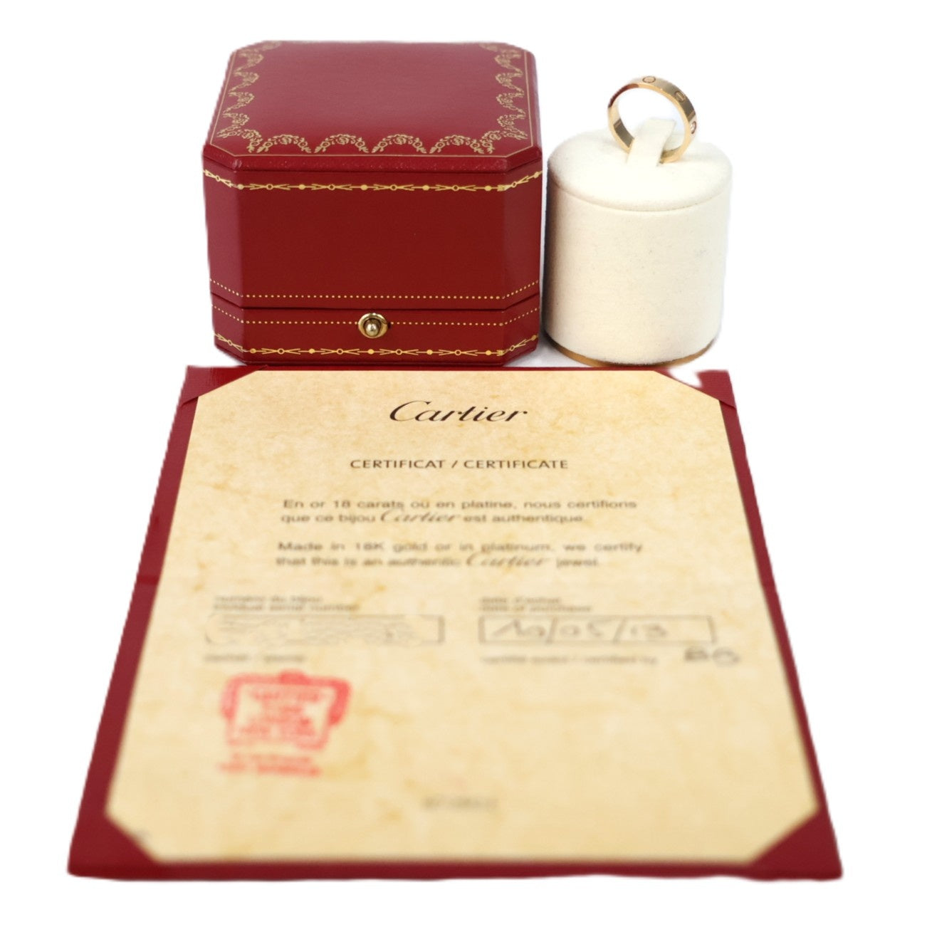 Cartier B4056155 Love Small Model 1-Diamond #55 Ring