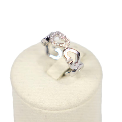 Cartier B4041553 C Heart #53 Ring