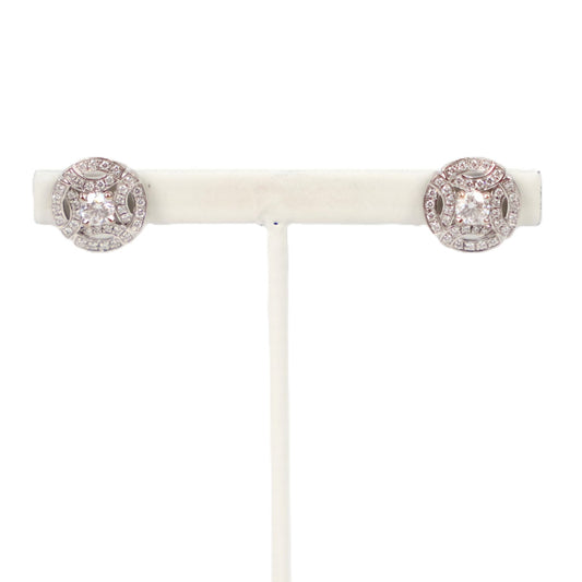 Cartier N8515035 Galanterie 0.18ct-D-VVS1/VVS2-3EX Earrings