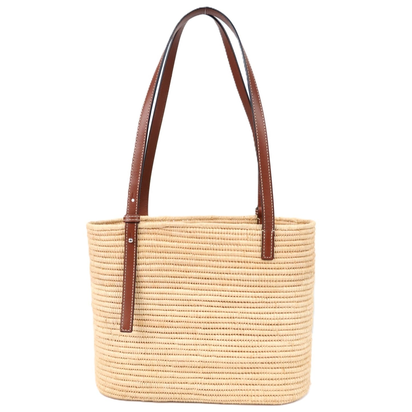 LOEWE A223099X02 SQUARE BASKET BAG SMALL TOTE BAG