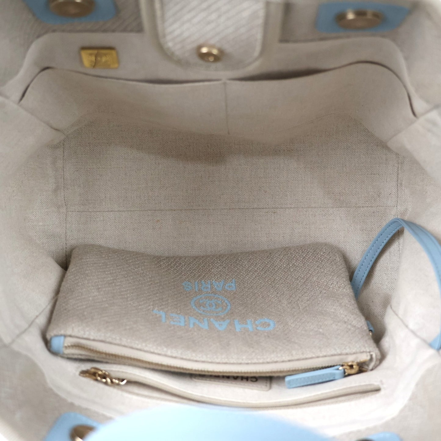 CHANEL AS3257 DEAUVILLE TOTE BAG
