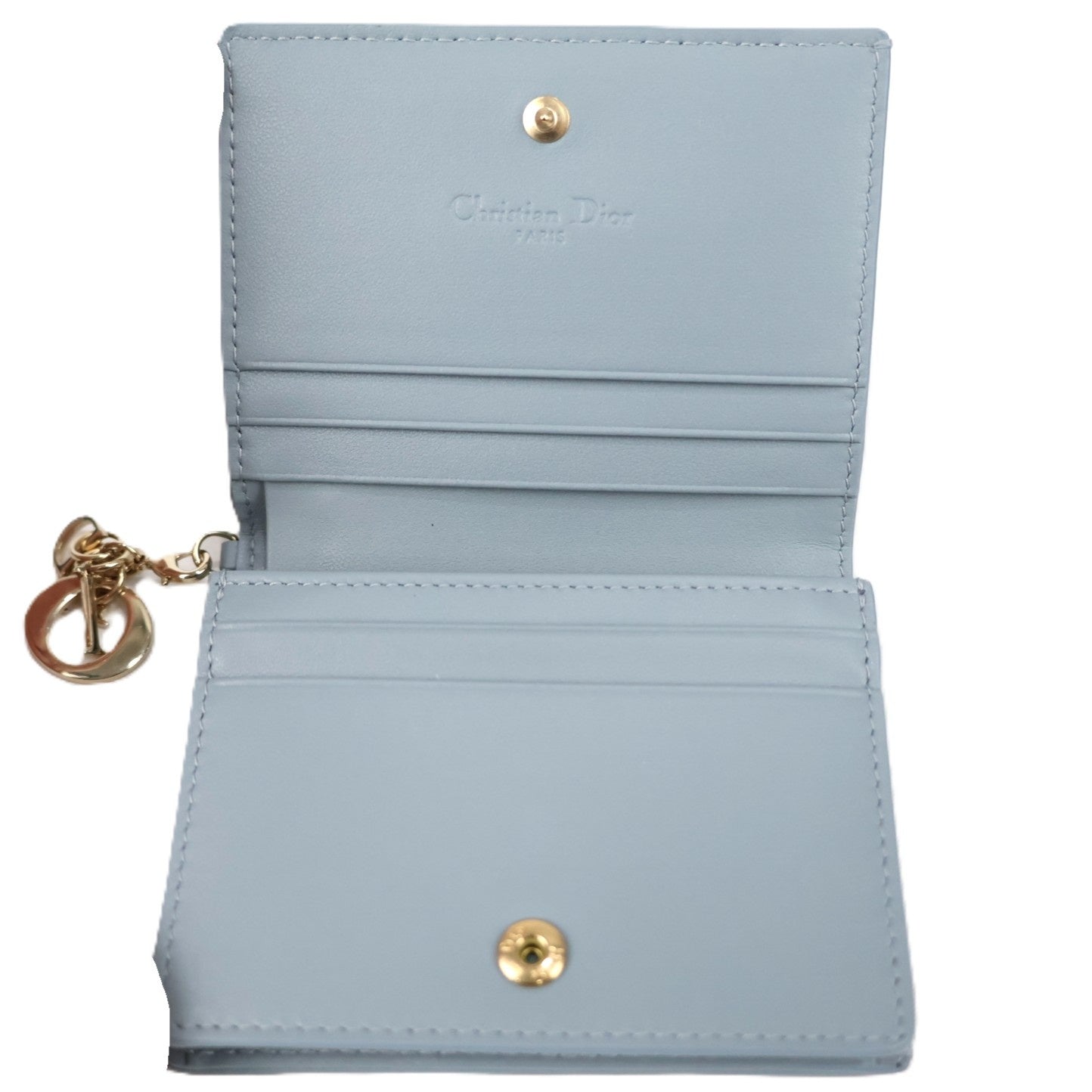 DIOR S0178ONMJ LADY DIOR GARDENIA MINI WALLET