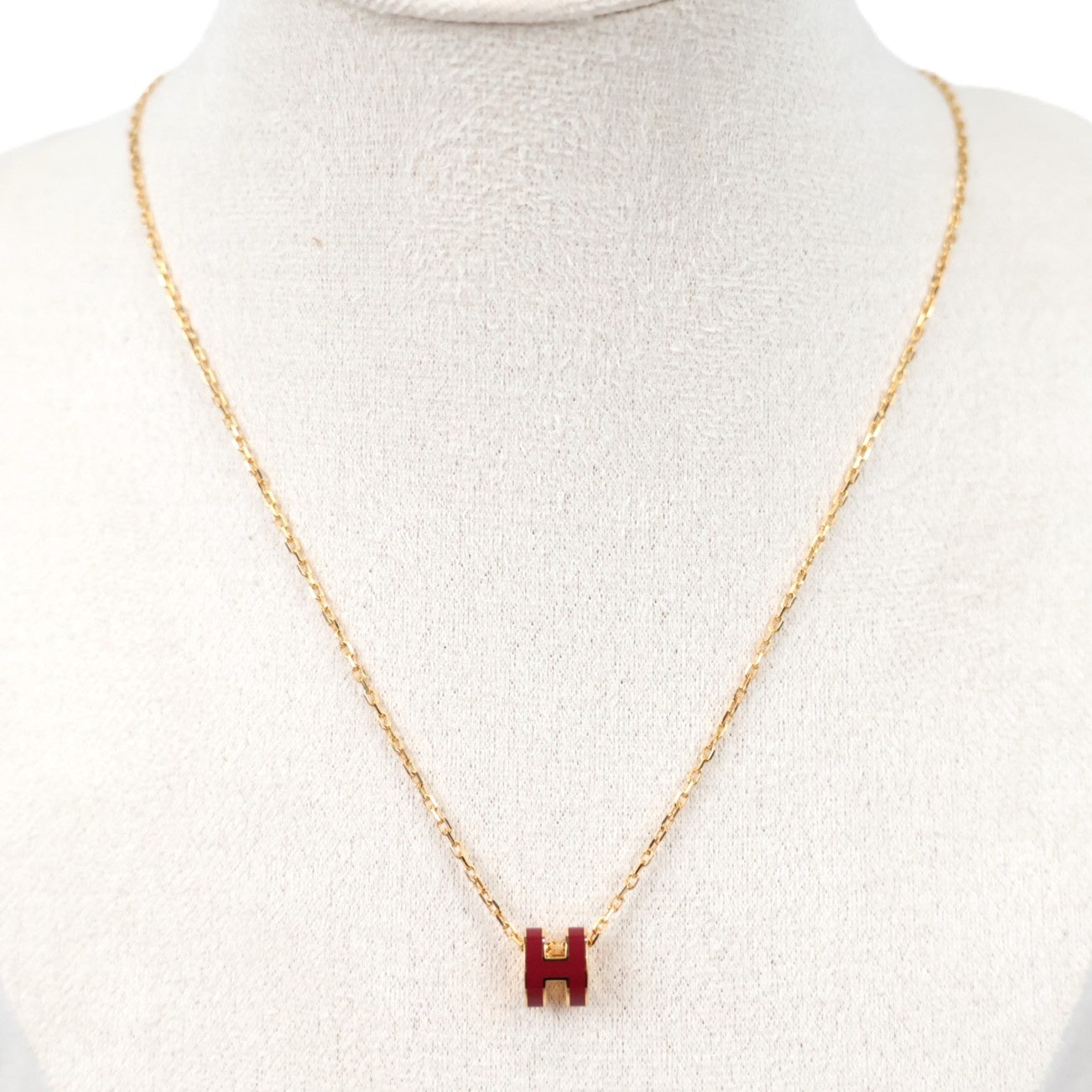 HERMES 147992F POP H MINI NECKLACE