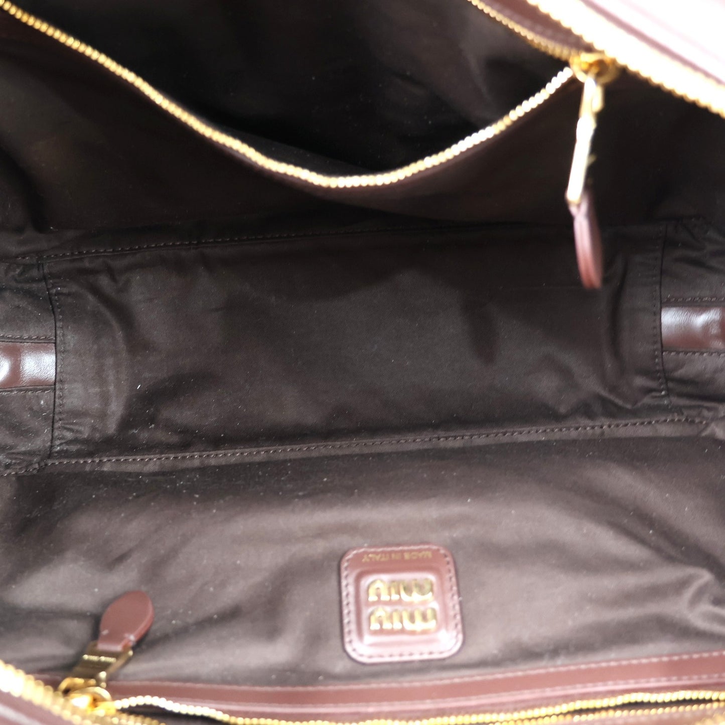 MIU MIU 5BB117 BEAU LARGE HANDBAG