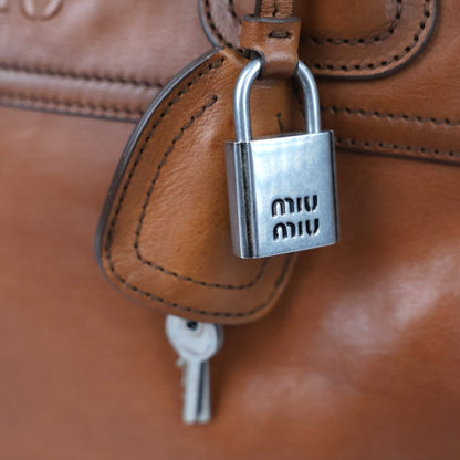 MIU MIU 5BB196 VIVANT MEDIUM HANDBAG
