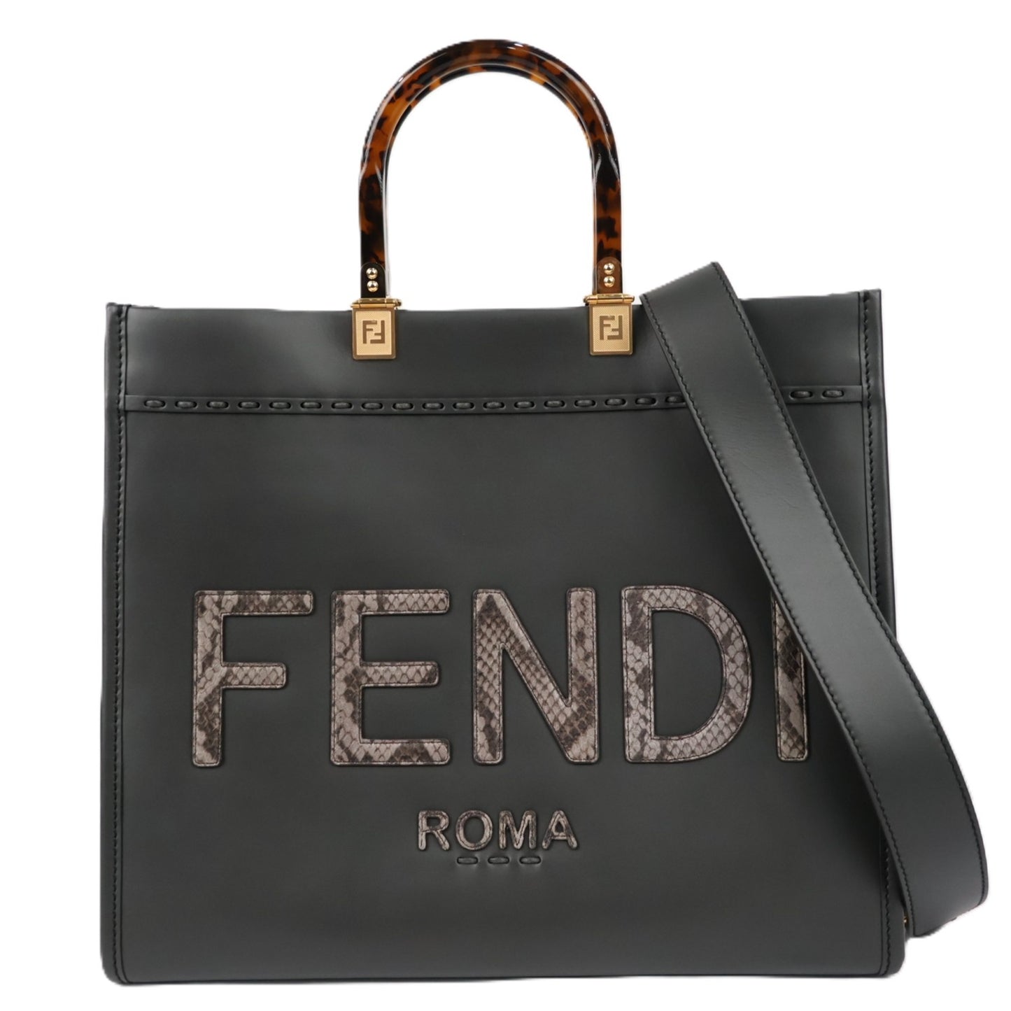 FENDI 8BH386 AHN5 SUNSHINE MEDIUM TOTE BAG