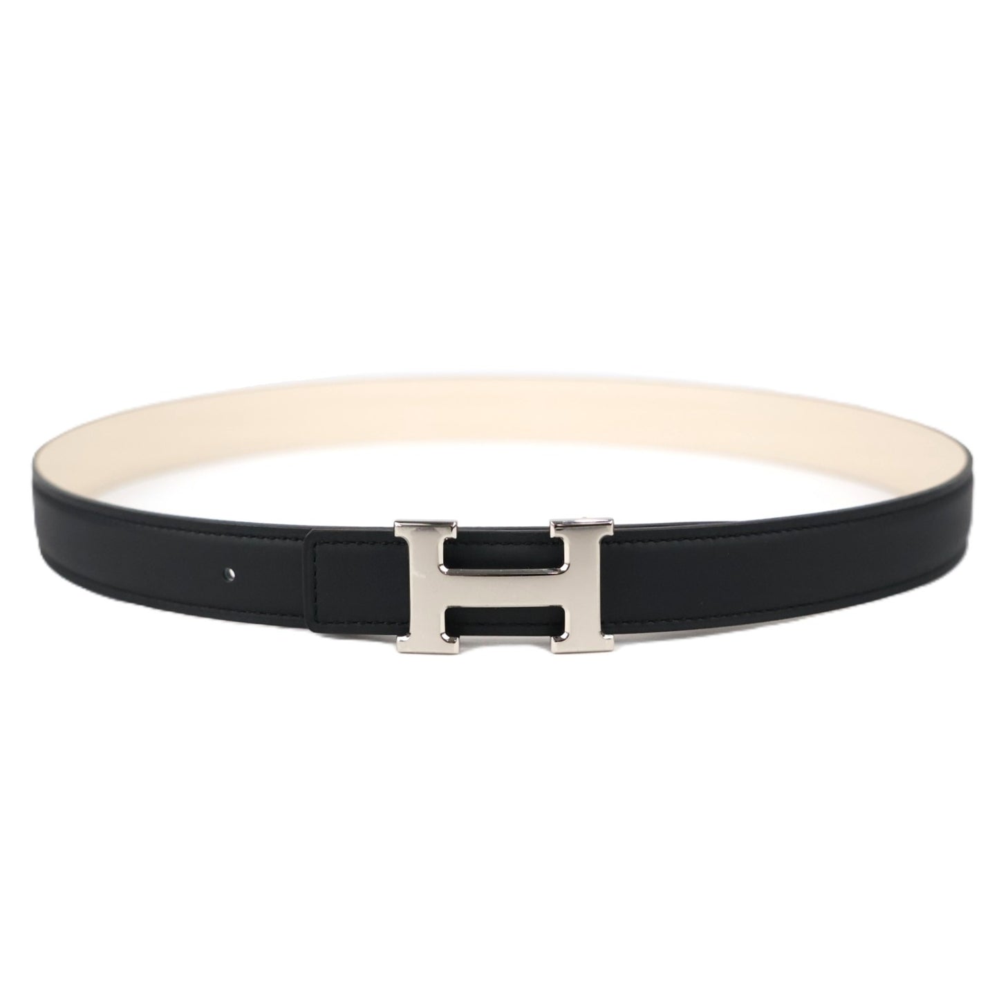 HERMES 079645CK+052150CA MINI H BUCKLE 24MM 75 BELT