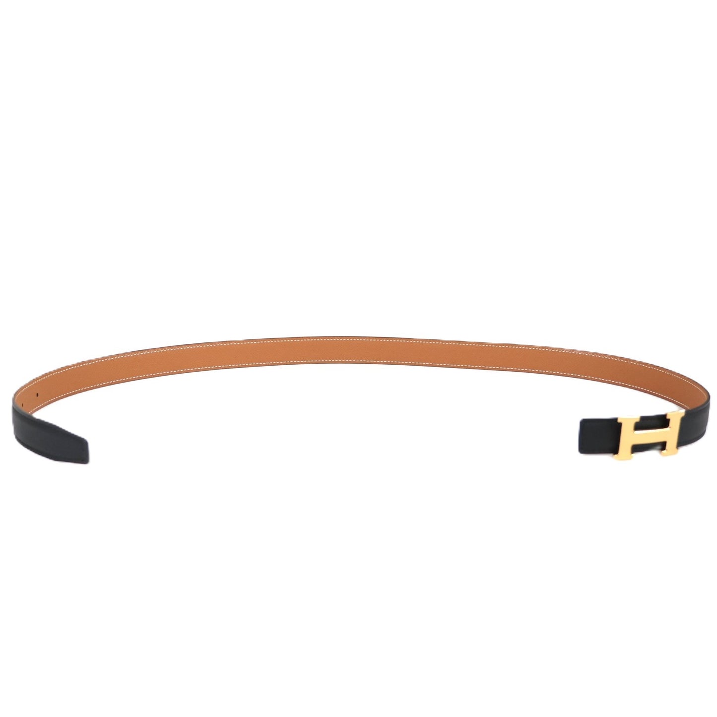 HERMES 079645CK+052150CA MINI H BUCKLE 24MM 75 BELT