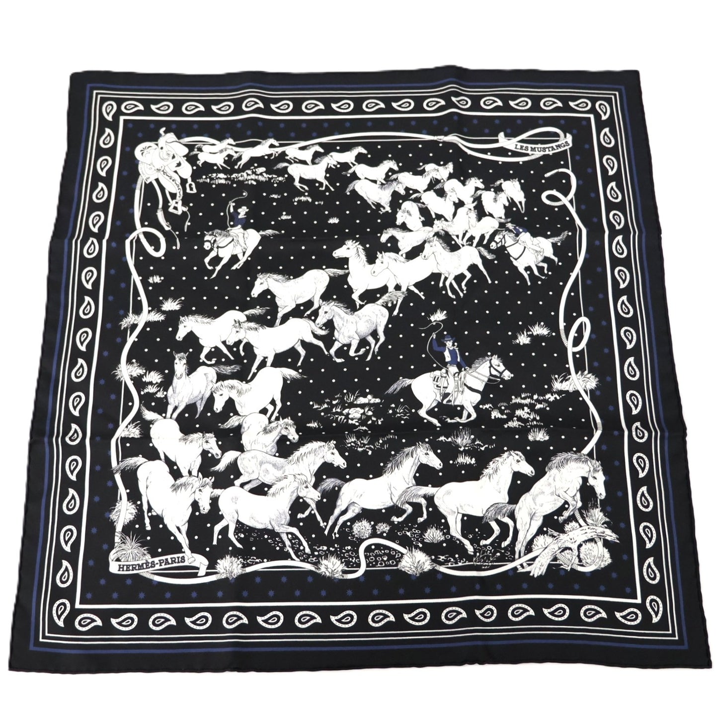 HERMES 043941S BANDANA55 SCARF